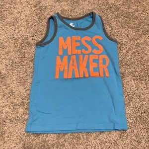 Boys tank top, some wear and tear.